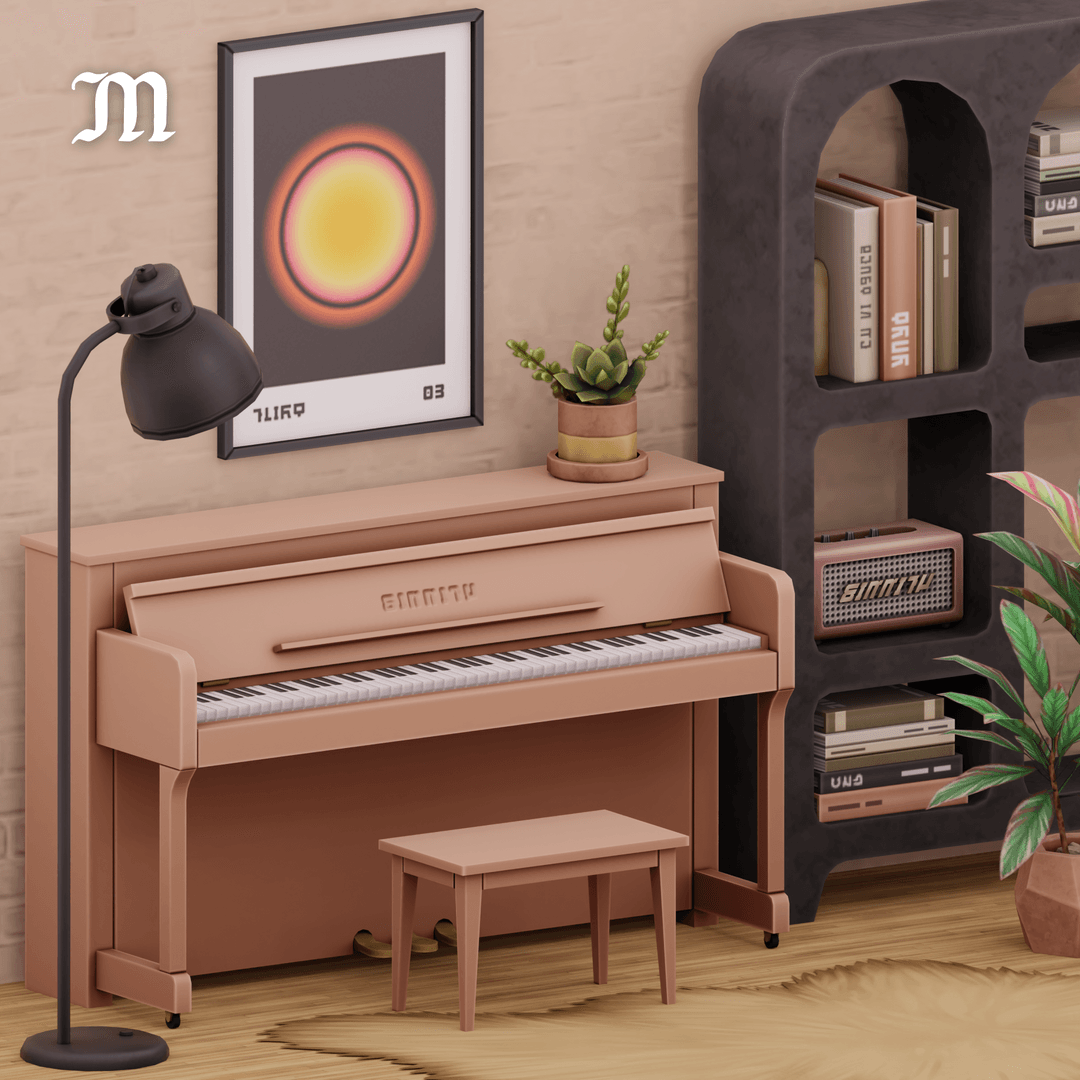 Скриншот мода Музыкальный уголок Simmify Music Nook